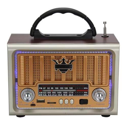  BUFFER® Taşınabilir Klasik AM/FM/SW  Retro Nostaljik Radyo 