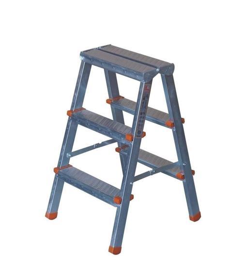 3+3 Basamaklı Çift Çıkışlı Galvanizli Profil Merdiven | Ev, Bahçe, İş Yeri İçin