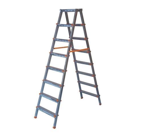 8+8 Basamaklı Çift Çıkışlı Galvanizli Profil Merdiven | Ev, Bahçe, İş Yeri İçin