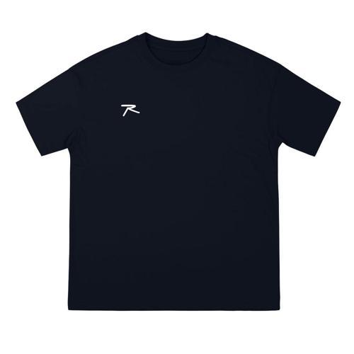 %100 Pamuk Oversize Basic T-Shirt LATUS LACİVERT