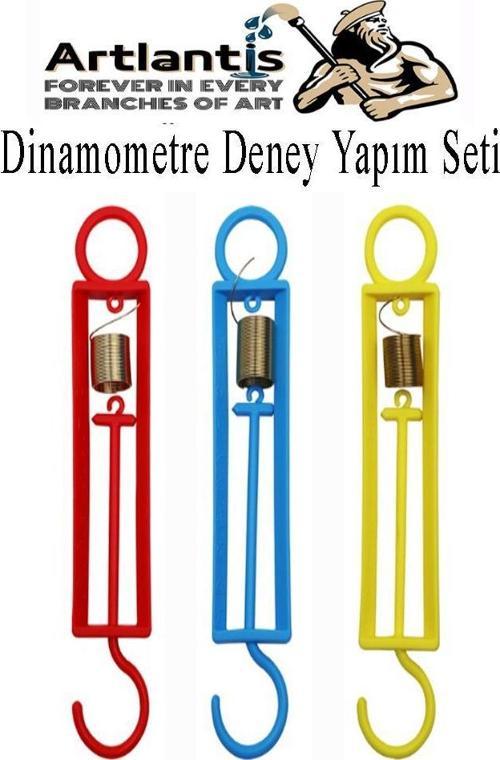 Dinamometre Deney Yapım Seti 3 Adet Deney Proje Tasarım İçin Dinomometre Modeli Deney Malzemesi Okul Sınıf