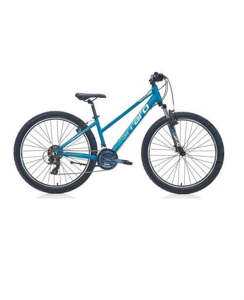 FORCE 601 KADIN DAĞ BİSİKLETİ 430H V 26 JANT 21 VİTES MAT TURKUAZ BEYAZ