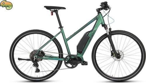 E-SPORTIVE 6.7 KADIN ŞEHİR BİSİKLETİ 480H HD 28 JANT 9 V HD MAT MAVİ YEŞİL BUKALEMUN SİYAH B