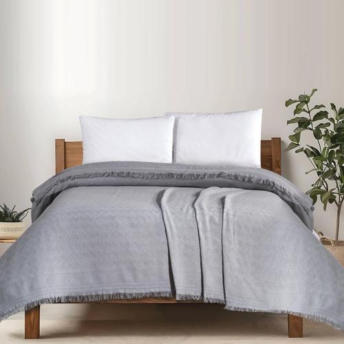 Home Zuma Çift Kişilik Pike 200x220 Cm-Gri
