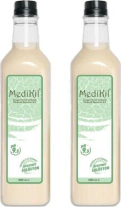 Montmorillonit Mineralli İçilebilir Sıvı Bentonit Kili 2*1000 Ml