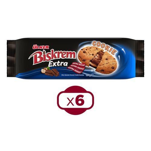 Biskrem Extra Cookie 184 Gr x 6 Adet