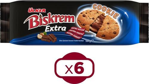 Biskrem Extra Cookie 184 Gr x 6 Adet