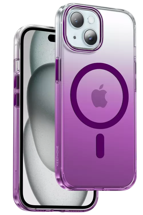 iPhone 15 Aurora Manyetik Şarj Uyumlu Kılıf