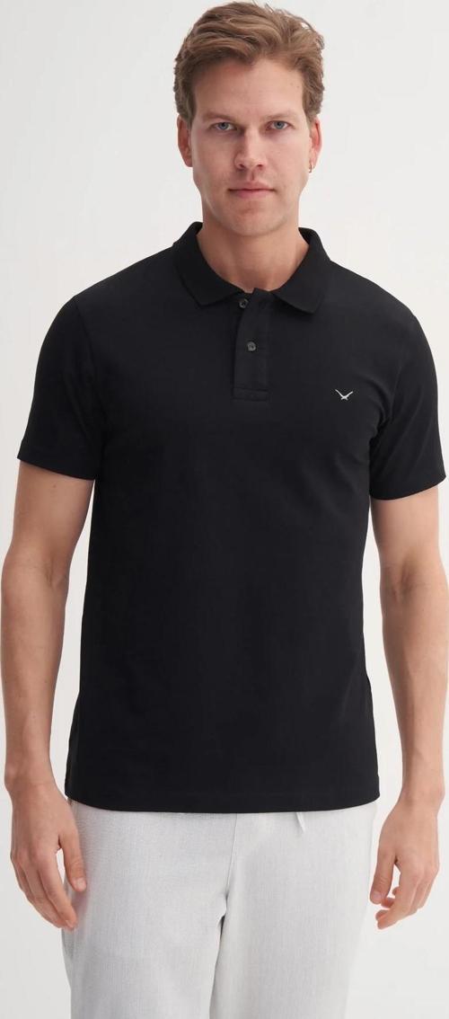 CAZ 4615 POLO YK.LCY SÜP. T-SHIRT SİYAH