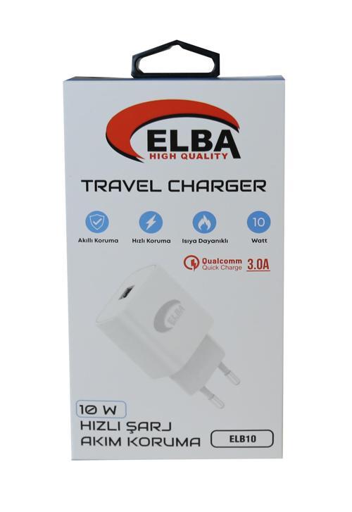 Elb10 10W 3.0A Hızlı Şarj Akıllı Koruma Usb EV Şarj Kafa