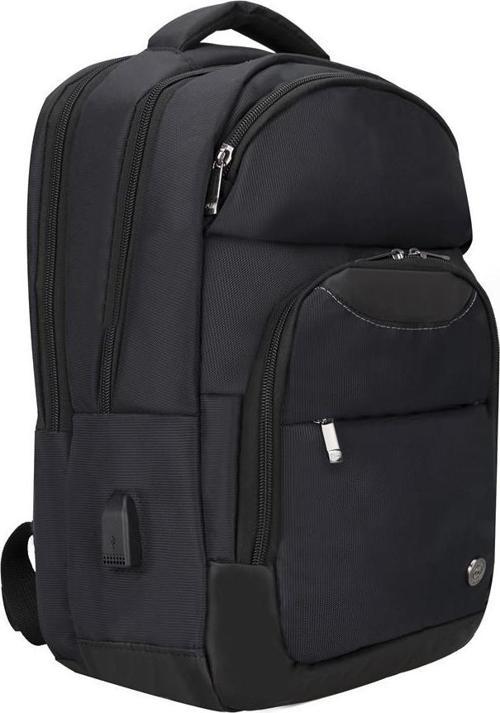Monza-Usb 17 Siyah  Notebook Sırt Çantası