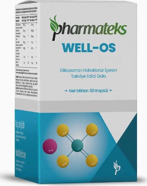 Well-OS Glikozamin Hidroklorür İçeren 60 Kapsül, Pharmateks