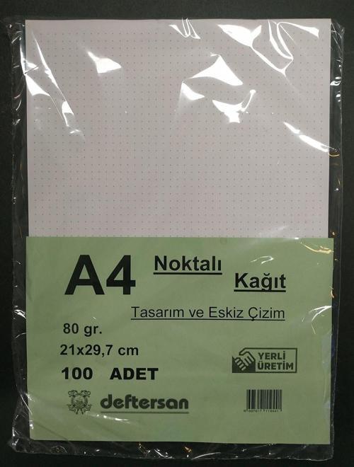 Noktalı Kağıt A4 100 Yaprak 80 Gram