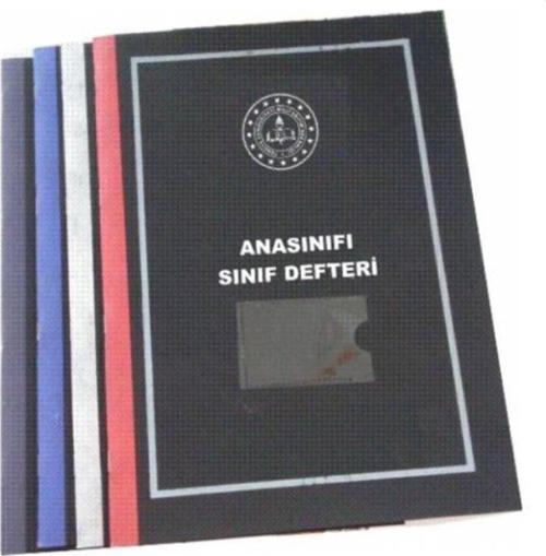 Anasınıfı Sınıf Defteri Plastik Kapak Karma Renkler.