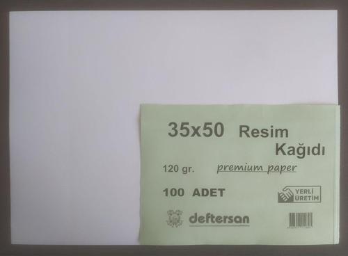 35X50 Resim Kağıdı 120 Gram 100 Adet