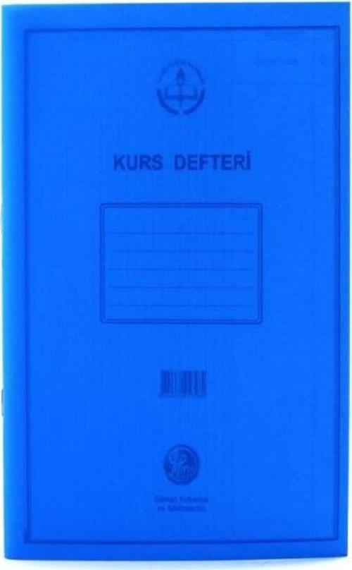 Kurs Defteri Plastik Kapak