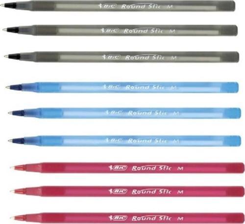 Round Stic 9 Lu Tükenmez Kalem Seti