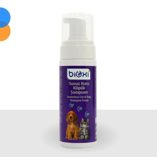 Kedi & Köpek Susuz Kuru Köpük Şampuan 150 ML – Köpük Pompalı ile Kolay ve Pratik Temizlik