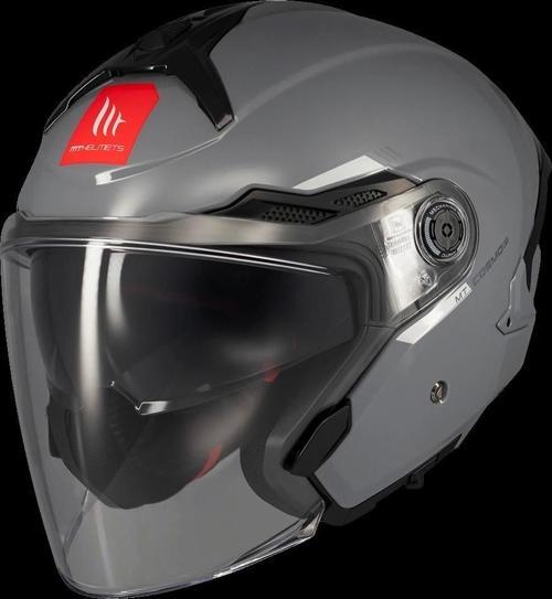 KASK MT COSMO SV A12 PARLAK NARDO GRİ GÖZLÜKLÜ