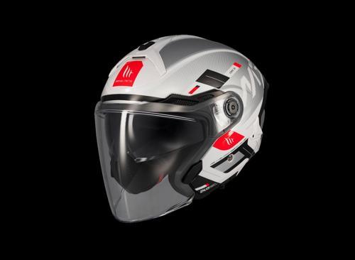 KASK MT COSMO SV Silence A2 Gloss GÜMÜŞ GÖZLÜKLÜ
