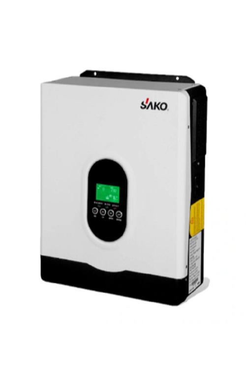 Sako 3Kva 3000Va 2700 Watt Tam Sinüs Şarjlı Akıllı H.V 80A Mppt İnverter 24V-220V İnvertör 2.7Kw 3Kw