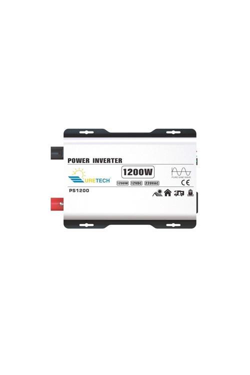 1000 Watt 12V Tam Sinüs Inverter 1200 W 12V-220V Invertör
