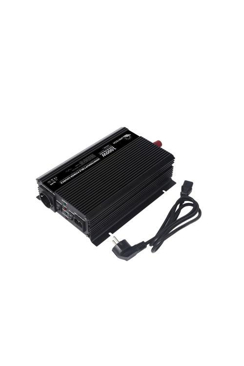 1000 W Watt 12 V Volt Modifiye Sinüs Akü Şarjlı Ups İnverter 12Vdc-220Vac İnvertör