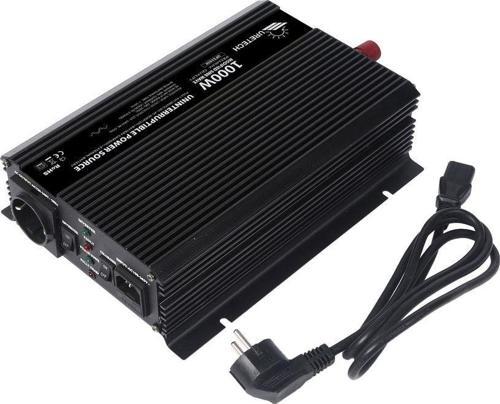 1000 W Watt 12 V Volt Modifiye Sinüs Akü Şarjlı Ups İnverter 12Vdc-220Vac İnvertör