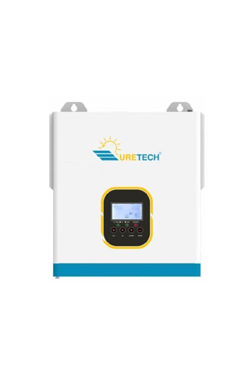 3Kva 3000Va 3000 Watt Tam Sinüs Şarjlı Akıllı H.V. 80A Mppt Inverter 24V-220V Invertör 3Kw