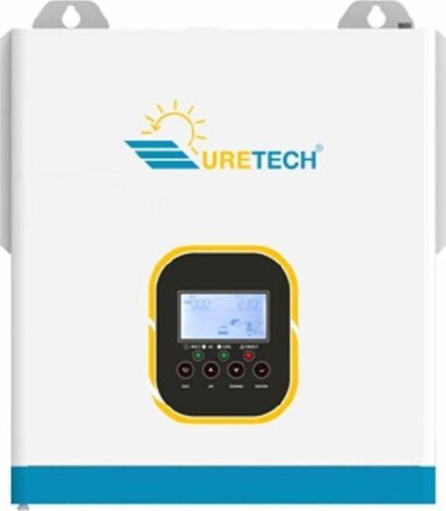 3Kva 3000Va 3000 Watt Tam Sinüs Şarjlı Akıllı H.V. 80A Mppt Inverter 24V-220V Invertör 3Kw