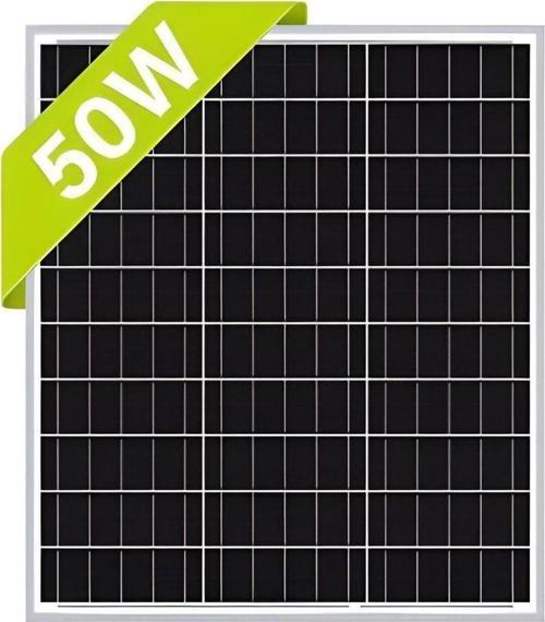 50 Watt Monokristal Güneş Paneli