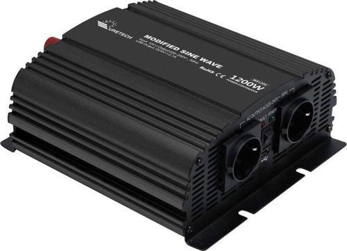 1200 W Watt 12 V Volt Modifiye Sinüs İnverter 12Vdc-220Vac