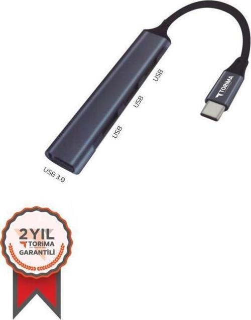 Type-C To Usb Hub 4 Ports YD-30