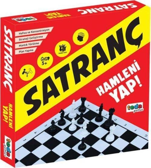 Teda Satranç Eğitici Zeka Ve Strateji Oyunu-ahşap