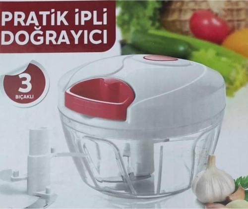 Pratik 3 Bıçaklı Ipli Doğrayıcı