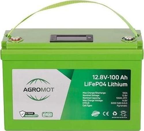 12.8V 100AH Lityum Akü