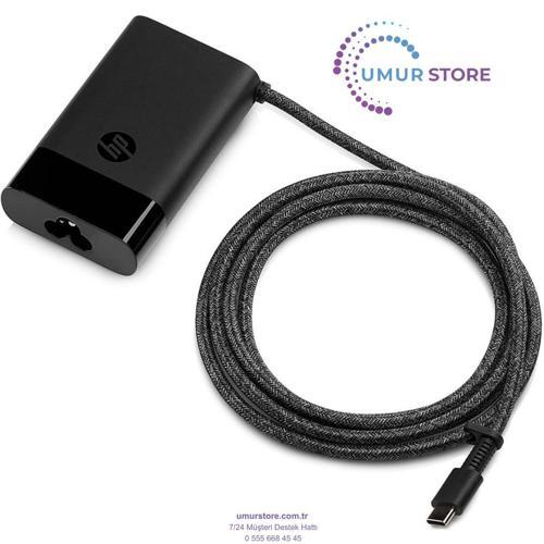 Elitebook Folio 1040 G4 Notebook Adaptör-Şarj Cihazı/Original-Usb-C - 65W - Slim Tip