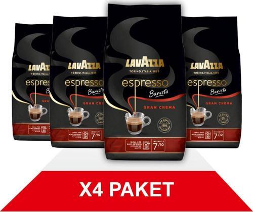 Espresso Barista Gran Crema Çekirdek Kahve (1000gr) x4