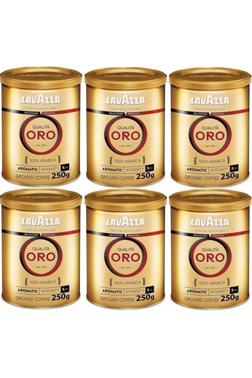 Qualita Oro Filtre Kahve Teneke Kutu Altılı Set (250 GR X 6=1,5 KG)