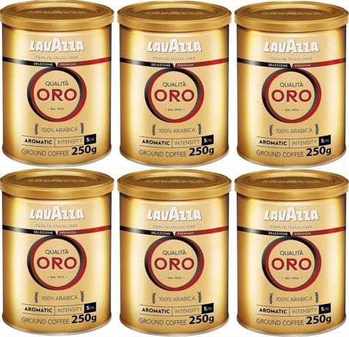 Qualita Oro Filtre Kahve Teneke Kutu Altılı Set (250 GR X 6=1,5 KG)