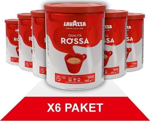Qualità Rossa Filtre Kahve Teneke Kutu (250gr) x6