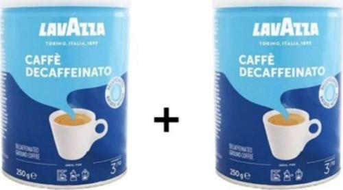 Caffe Decaffeınato Kafeinsiz Öğütülmüş Kahve 250 gr x 2 teneke kutu