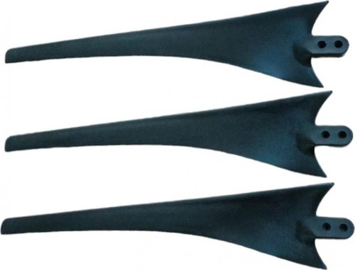 İsta-Breeze 50 Cm Kompozit Kanat 3'Lü Set-Siyah