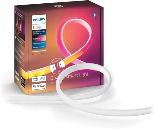 Hue Gradient Akıllı Renkli Led Şerit Aydınlatma, 1M, Genişletme Paketi, 16 Milyon Renk Ve Re