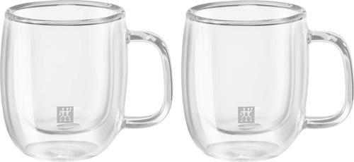 Sorrento Çift Camlı Kulplu 2'Li Espresso Bardak Seti, 80 Ml