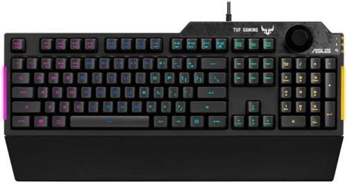 Tuf Gaming K1 Rgb Mech Brane Turkce Oyuncu Klavyesi Ozel Ses Dugmesi Yan Isik Cubugu Armoury Cr