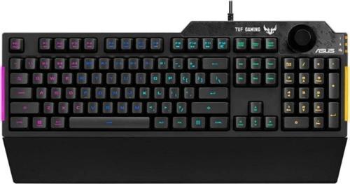 Tuf Gaming K1 Rgb Mech Brane Turkce Oyuncu Klavyesi Ozel Ses Dugmesi Yan Isik Cubugu Armoury Cr