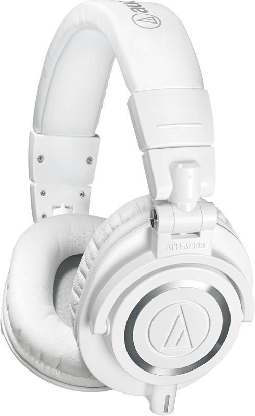 Audio-Technica M50Xwh Stüdyo Kulaklık Beyaz Kablolu, Kapalı - Creators, Dj'Ler, Podcasting, Kayıt Ve