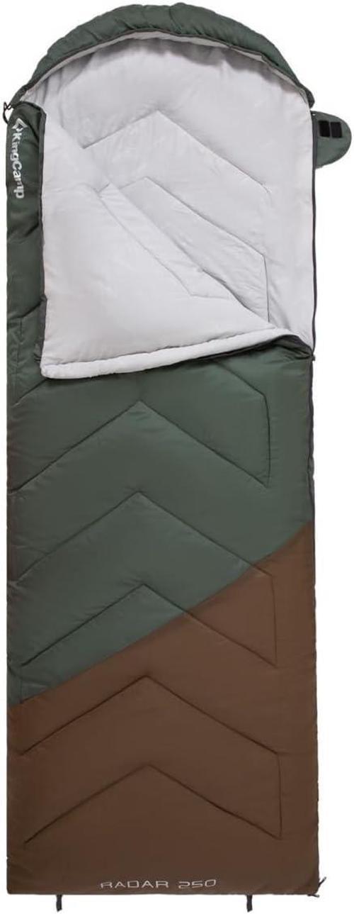 Kingcamp Radar 250 Deluxe -3°C Uyku Tulumu Green & Brown