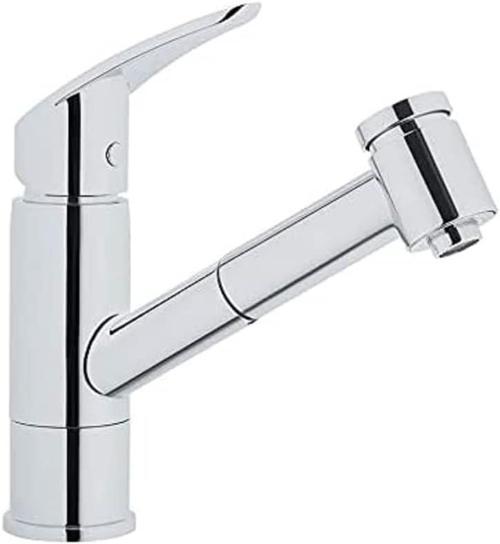 Harmony Xl A42147 Pull-Out Eviye Bataryası, 8 Litre/Dk Akış Hızı, Uzayabilen El Duşu, Krom